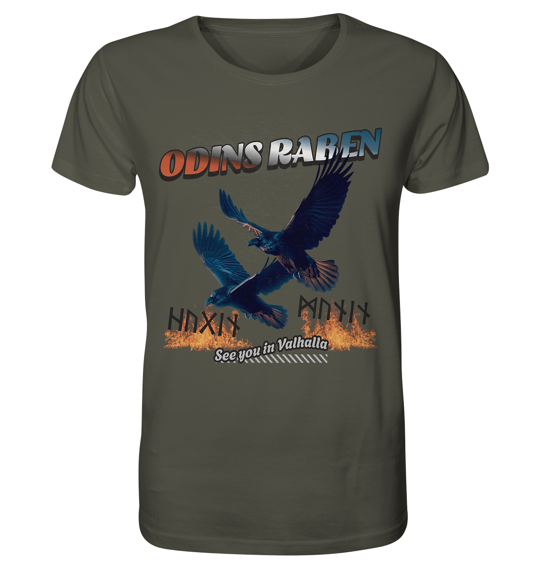 Raben Odins - Hugin und Munin - Organic Shirt