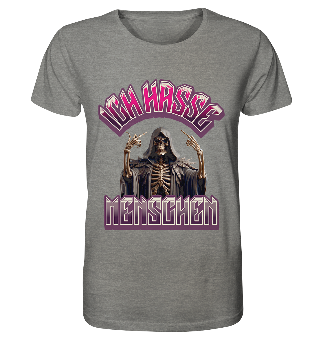 Ich hasse Menschen - Statement - Organic Shirt