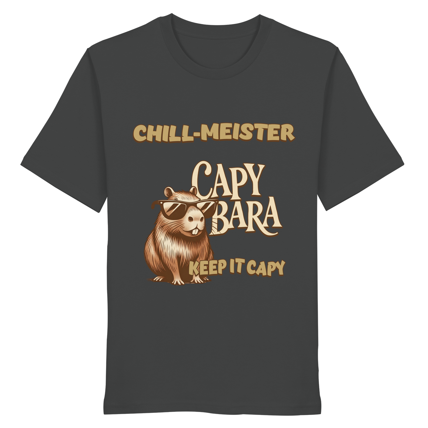 Chill-Meister Capybara – Keep it Capy (Bio & Premium) - Organic Shirt