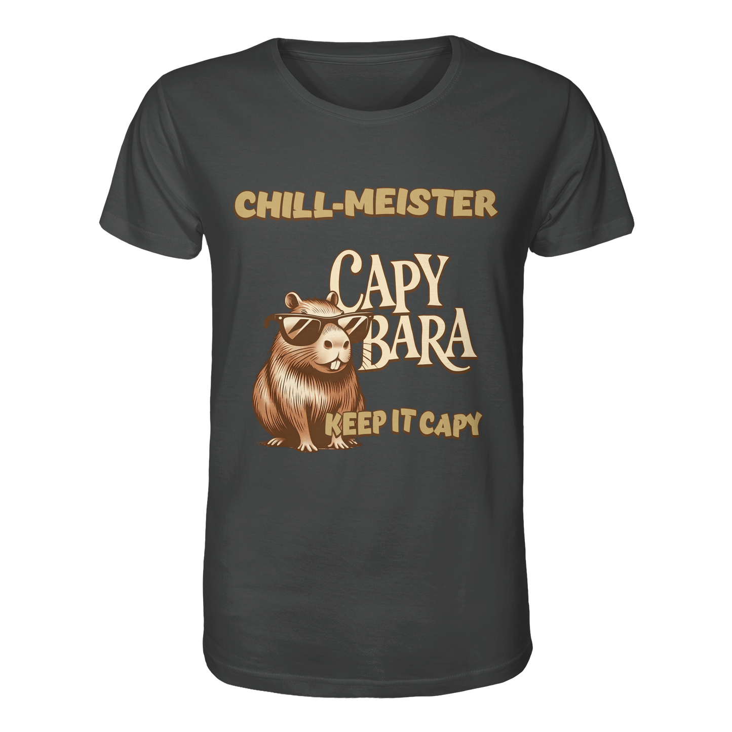 Chill-Meister Capybara – Keep it Capy (Bio & Premium) - Organic Shirt