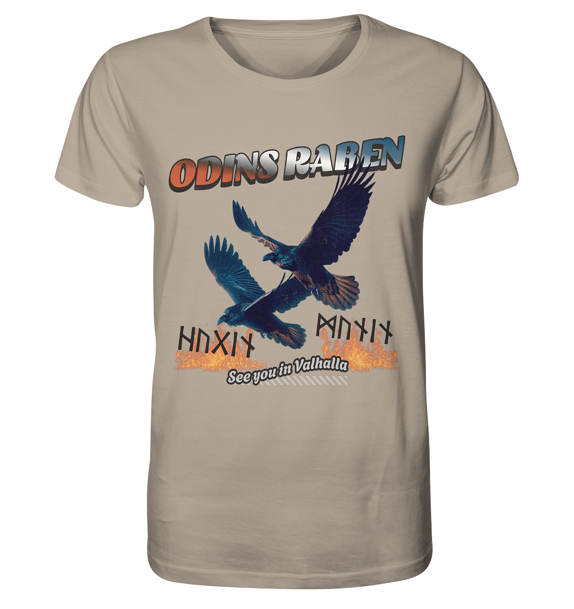 Raben Odins - Hugin und Munin - Organic Shirt