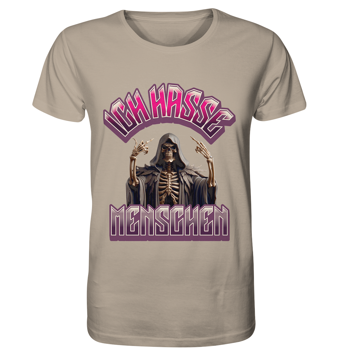 Ich hasse Menschen - Statement - Organic Shirt