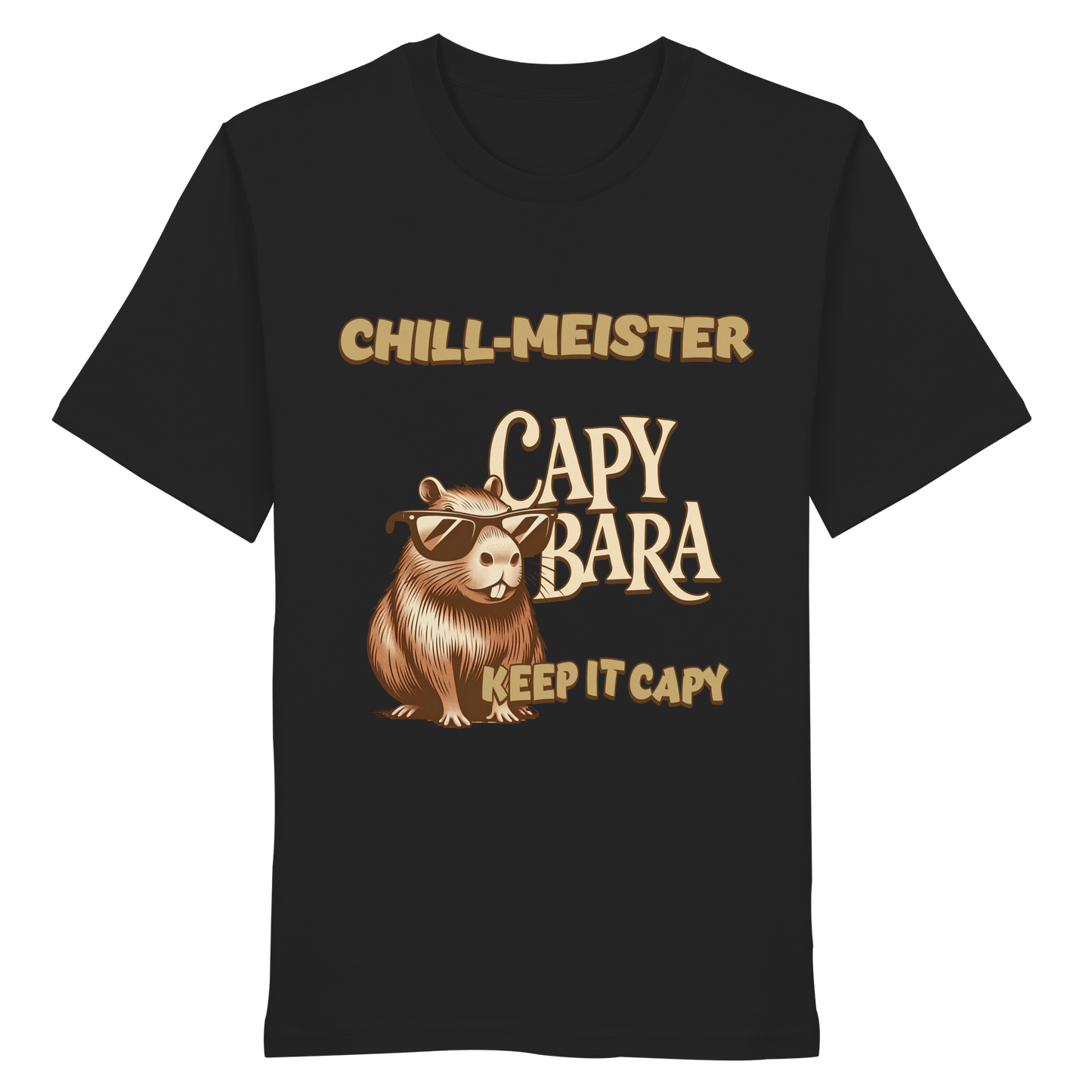 Chill-Meister Capybara – Keep it Capy (Bio & Premium) - Organic Shirt