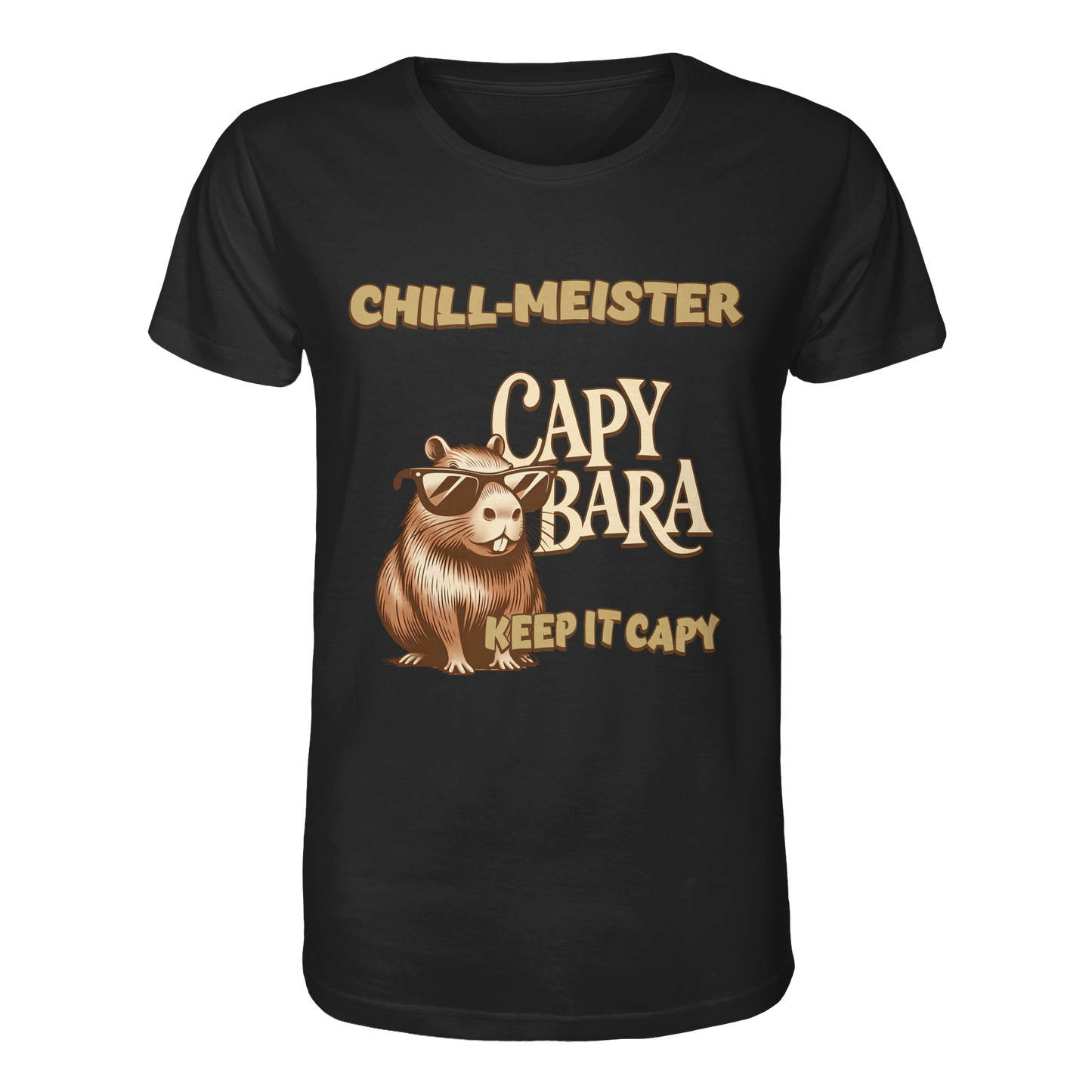 Chill-Meister Capybara – Keep it Capy (Bio & Premium) - Organic Shirt