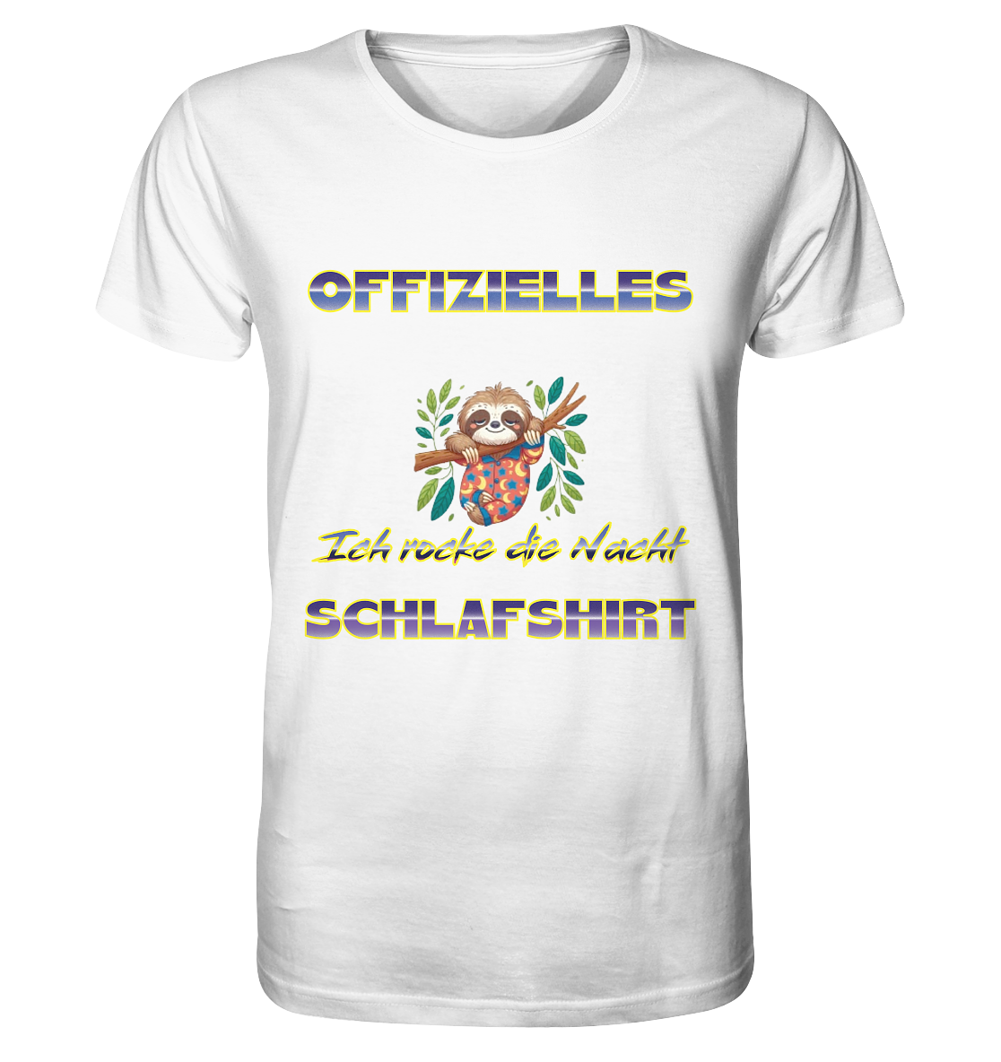 Offizielles Schlafshirt - Rocke die Nacht - Organic Shirt