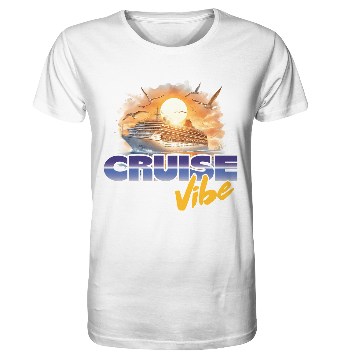 T-Shirt Kreuzfahrt weiß