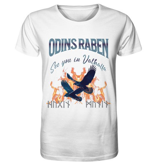 Raben Odins mystisch - Organic Shirt