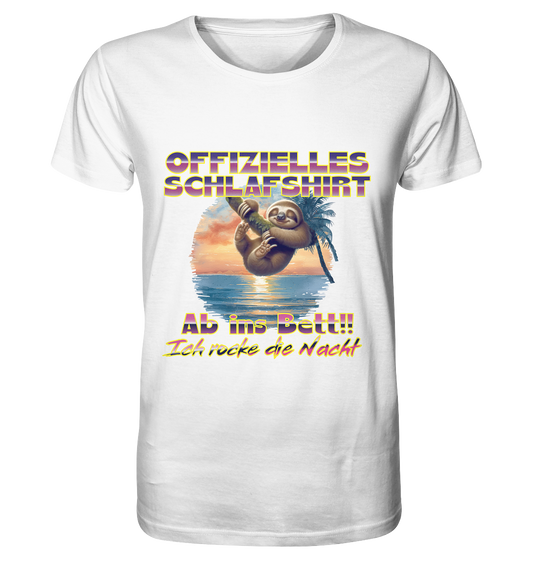 Schlafshirt - Ab ins Bett - Organic Shirt