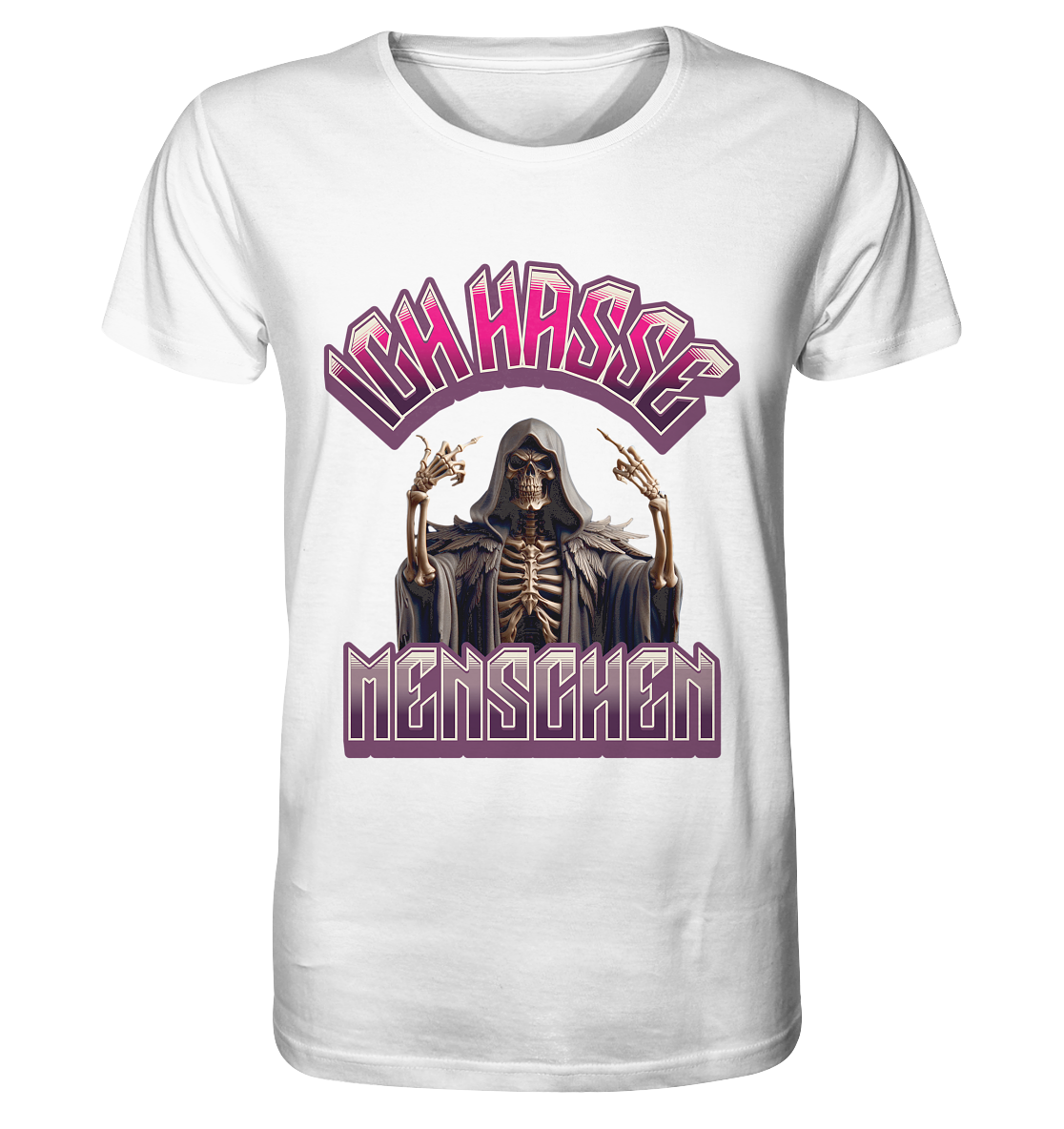 Ich hasse Menschen - Statement - Organic Shirt