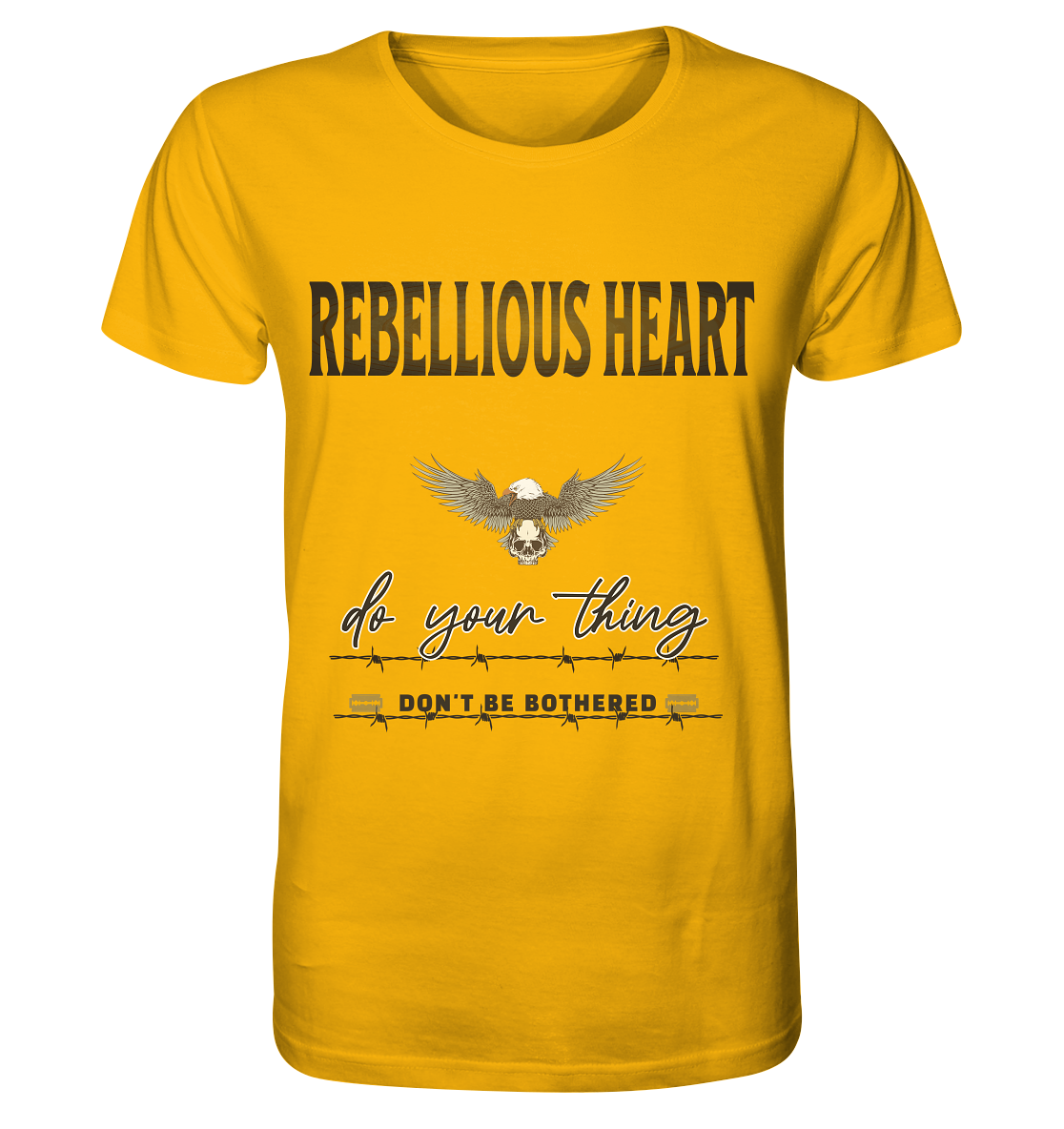 Rebellisches Herz Streetwear - Organic Shirt