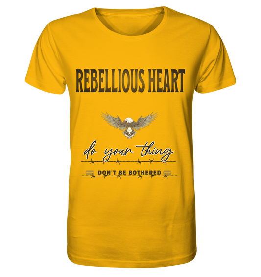 Rebellisches Herz Streetwear - Organic Shirt