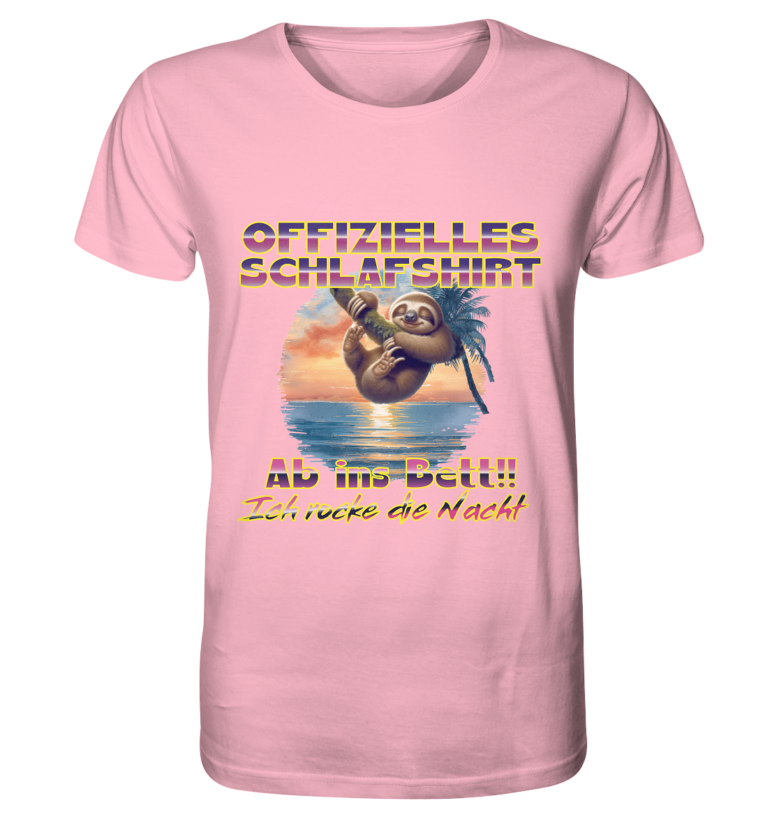 Schlafshirt - Ab ins Bett - Organic Shirt