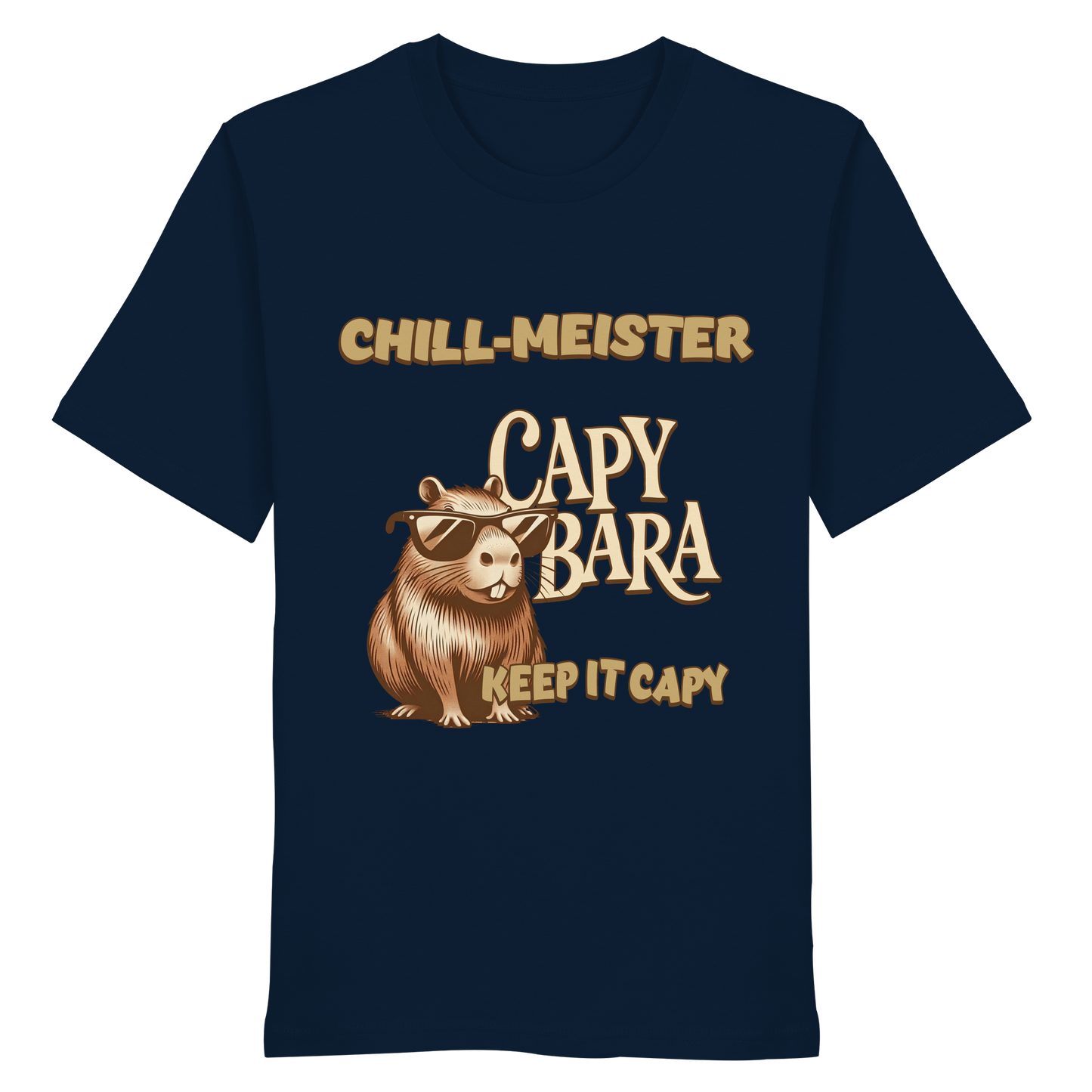 Chill-Meister Capybara – Keep it Capy (Bio & Premium) - Organic Shirt