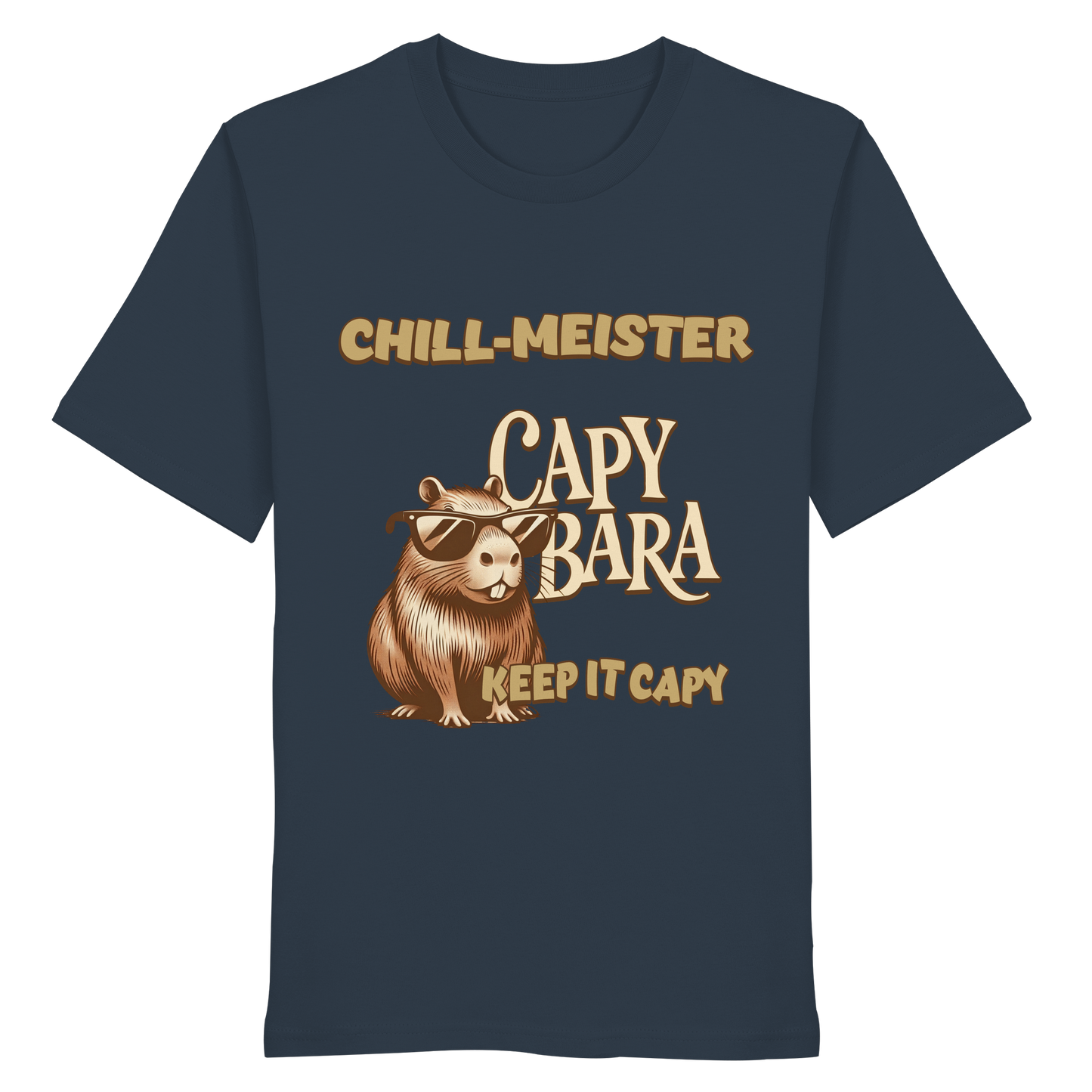 Chill-Meister Capybara – Keep it Capy (Bio & Premium) - Organic Shirt