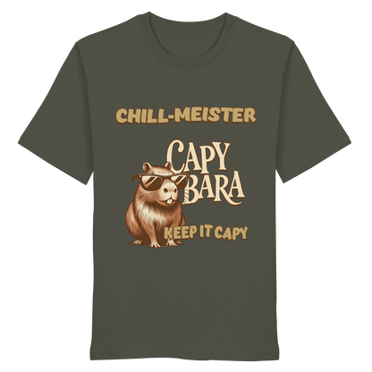 Chill-Meister Capybara – Keep it Capy (Bio & Premium) - Organic Shirt