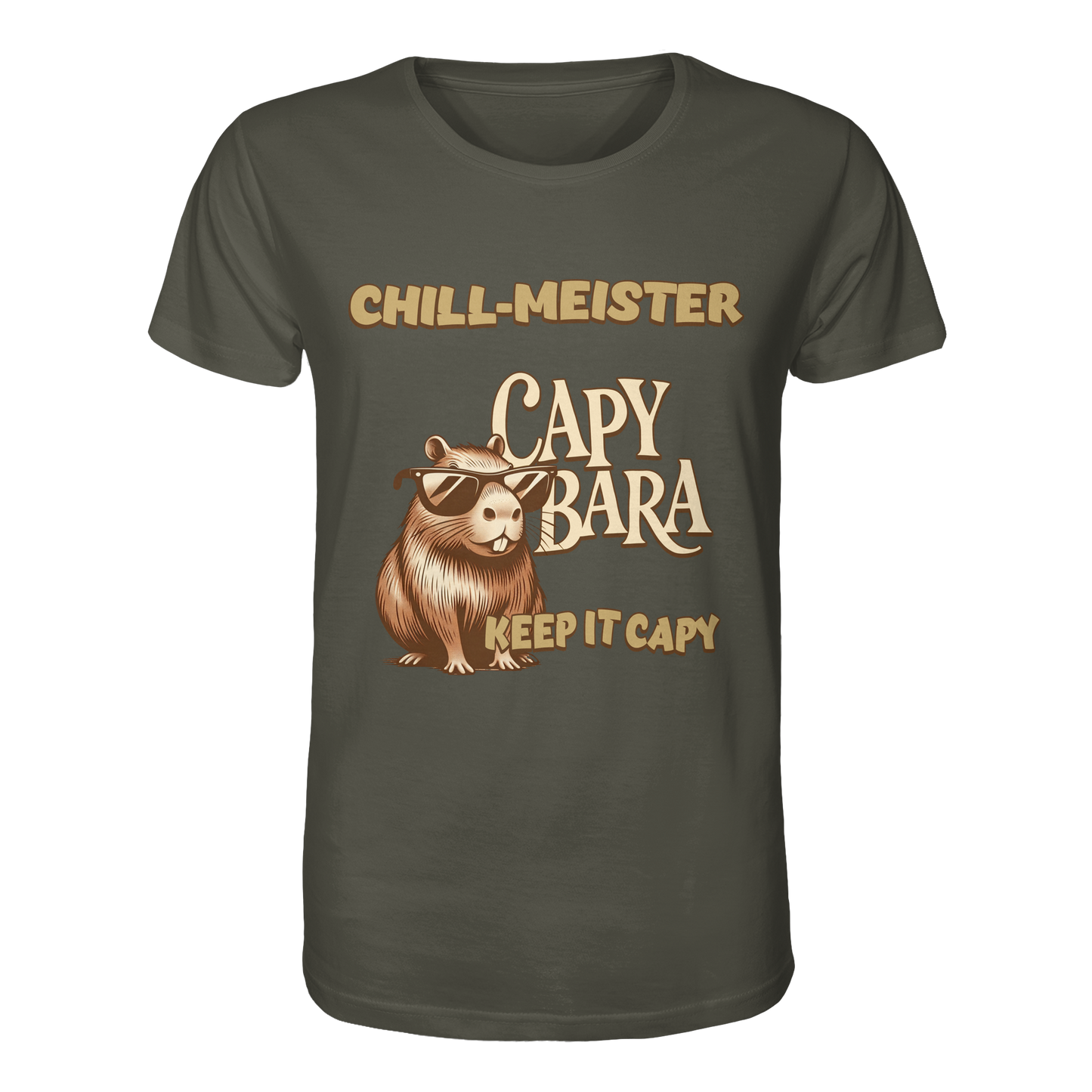 Chill-Meister Capybara – Keep it Capy (Bio & Premium) - Organic Shirt