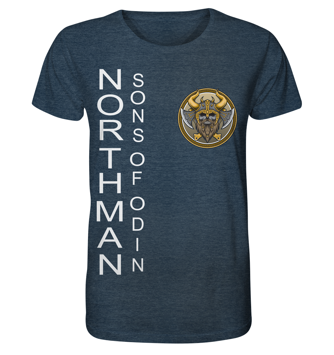 T-Shirt meliert- northman sons of odin Organic Shirt (meliert)