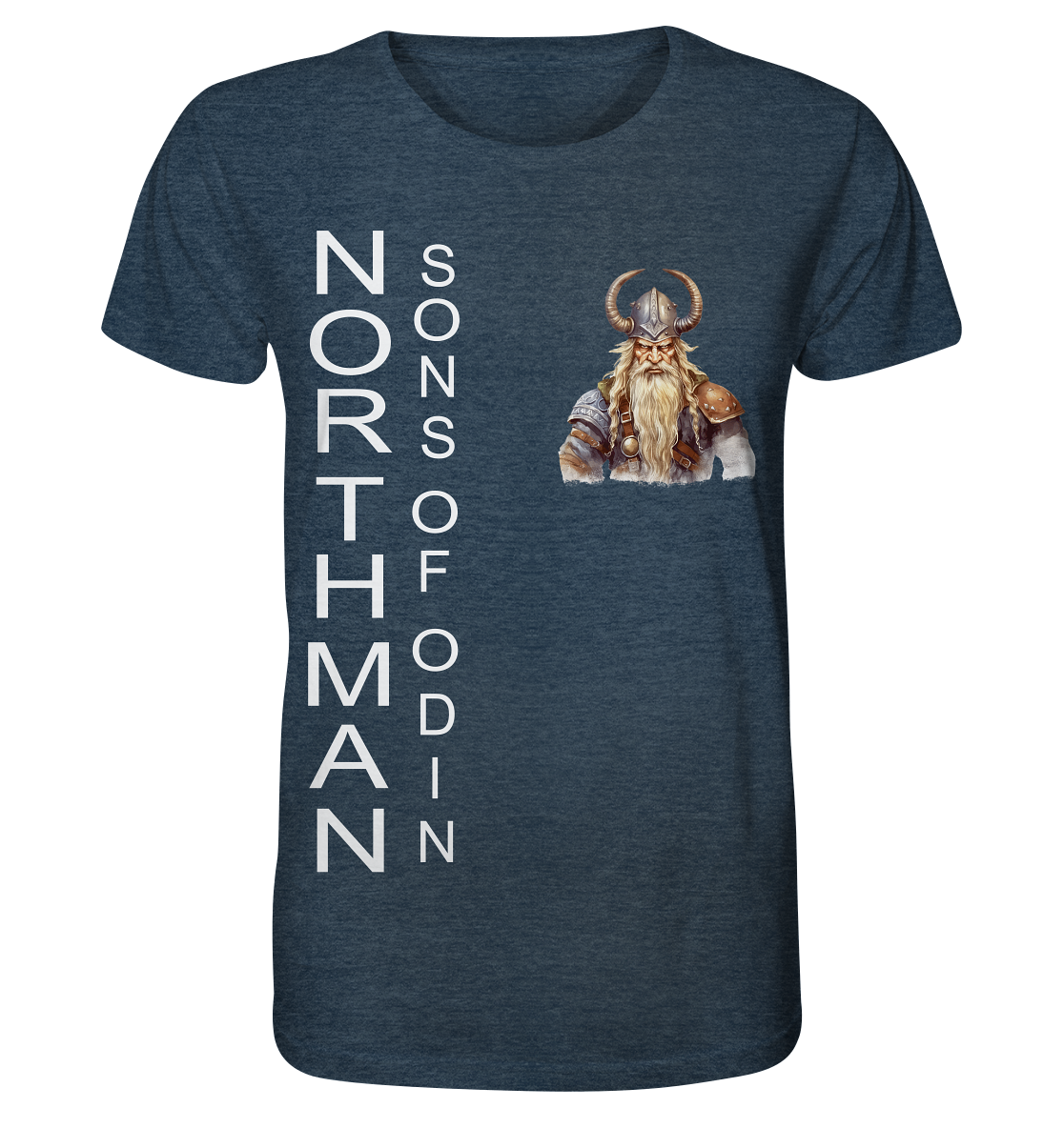 NORTHMAN SONS OF ODIN - NO 2  - STREETWEAR - STATEMENT     - Organic Shirt (meliert)