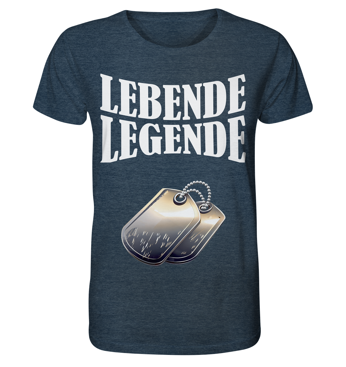 LEBENDE LEGENDE - STREETWEAR - STATEMENT - Organic Shirt (meliert)