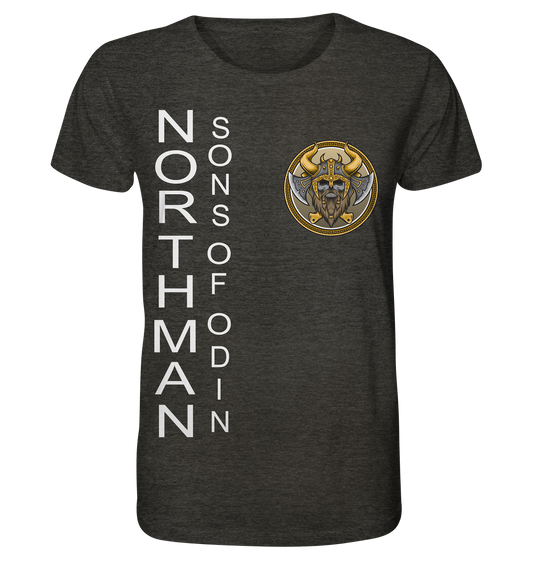 T-Shirt meliert- northman sons of odin Organic Shirt (meliert)