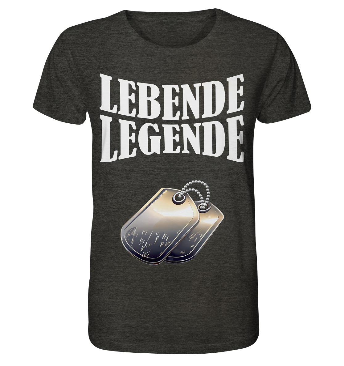 LEBENDE LEGENDE - STREETWEAR - STATEMENT - Organic Shirt (meliert)