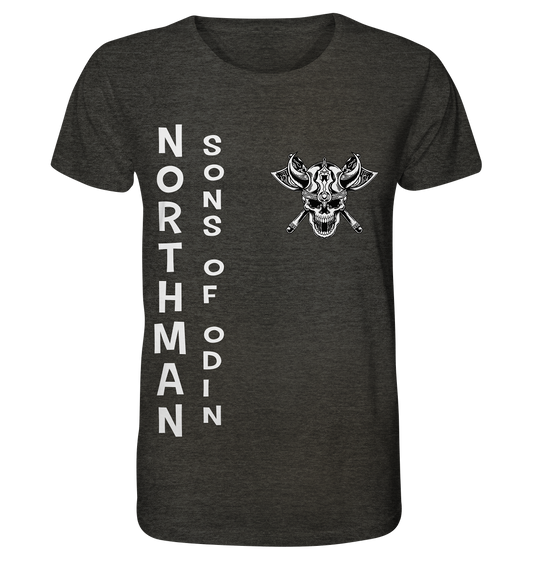 NORTHMAN SONS OF ODIN - NO 1  - STREETWEAR - STATEMENT    - Organic Shirt (meliert)