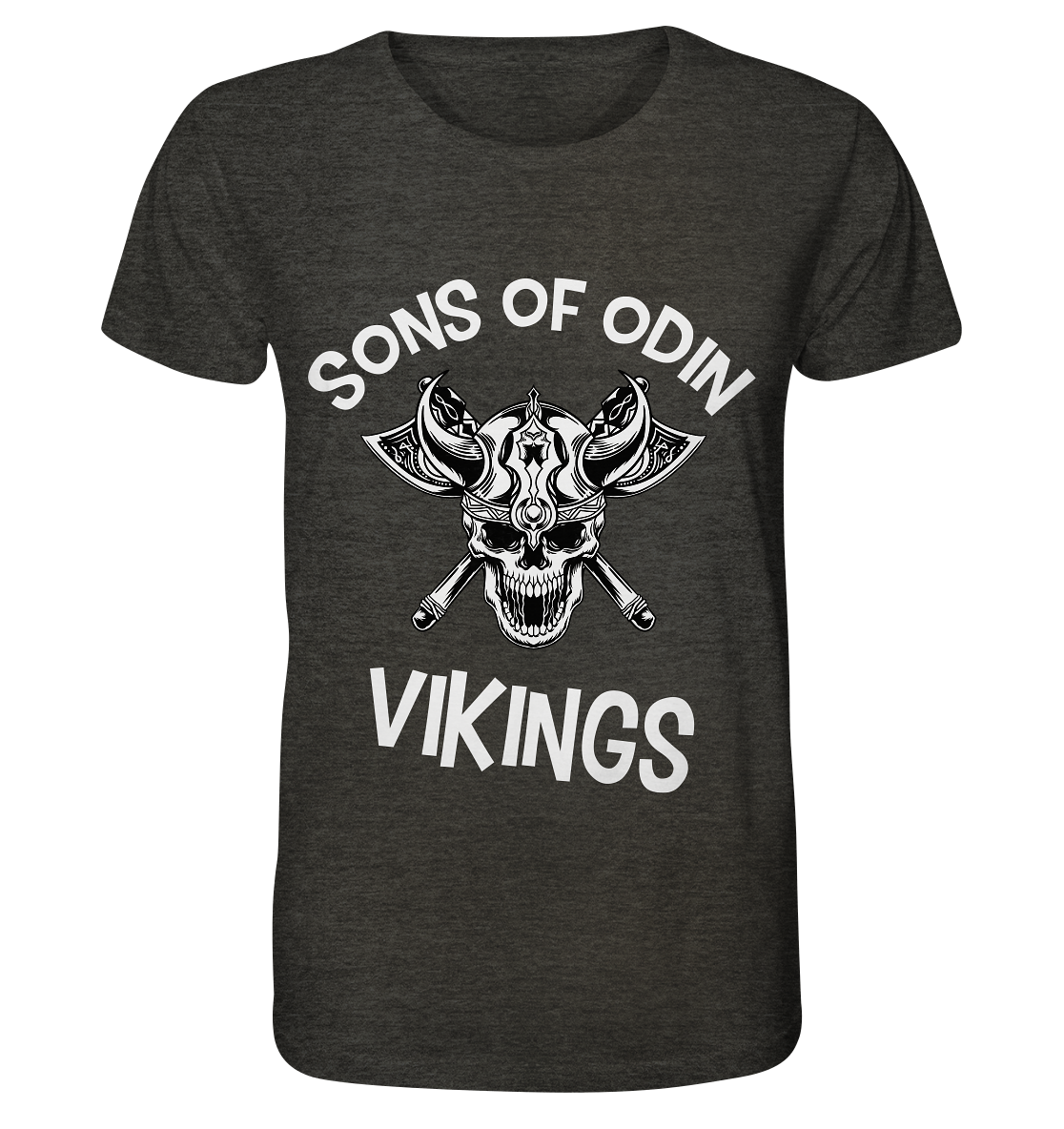 SONS OF ODIN - NO 2  - STREETWEAR - STATEMENT    - Organic Shirt (meliert)