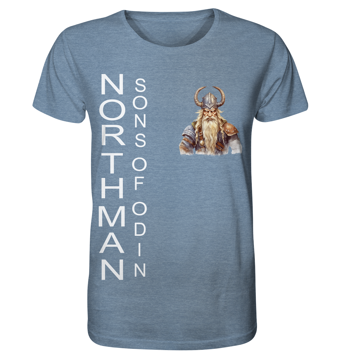 NORTHMAN SONS OF ODIN - NO 2  - STREETWEAR - STATEMENT     - Organic Shirt (meliert)