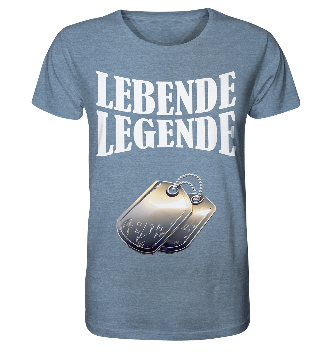 LEBENDE LEGENDE - STREETWEAR - STATEMENT - Organic Shirt (meliert)