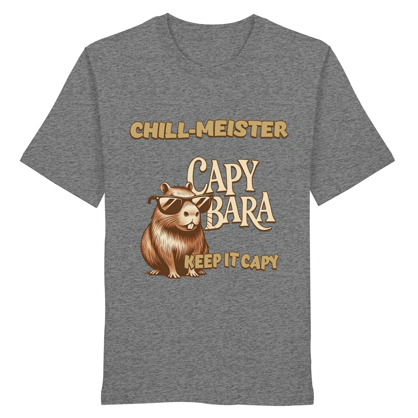 Chill-Meister Capybara – Keep it Capy (Bio & Premium) - Organic Shirt