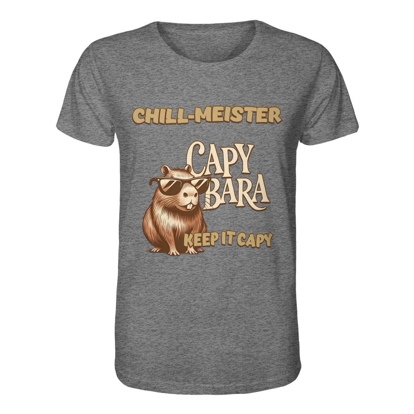 Chill-Meister Capybara – Keep it Capy (Bio & Premium) - Organic Shirt