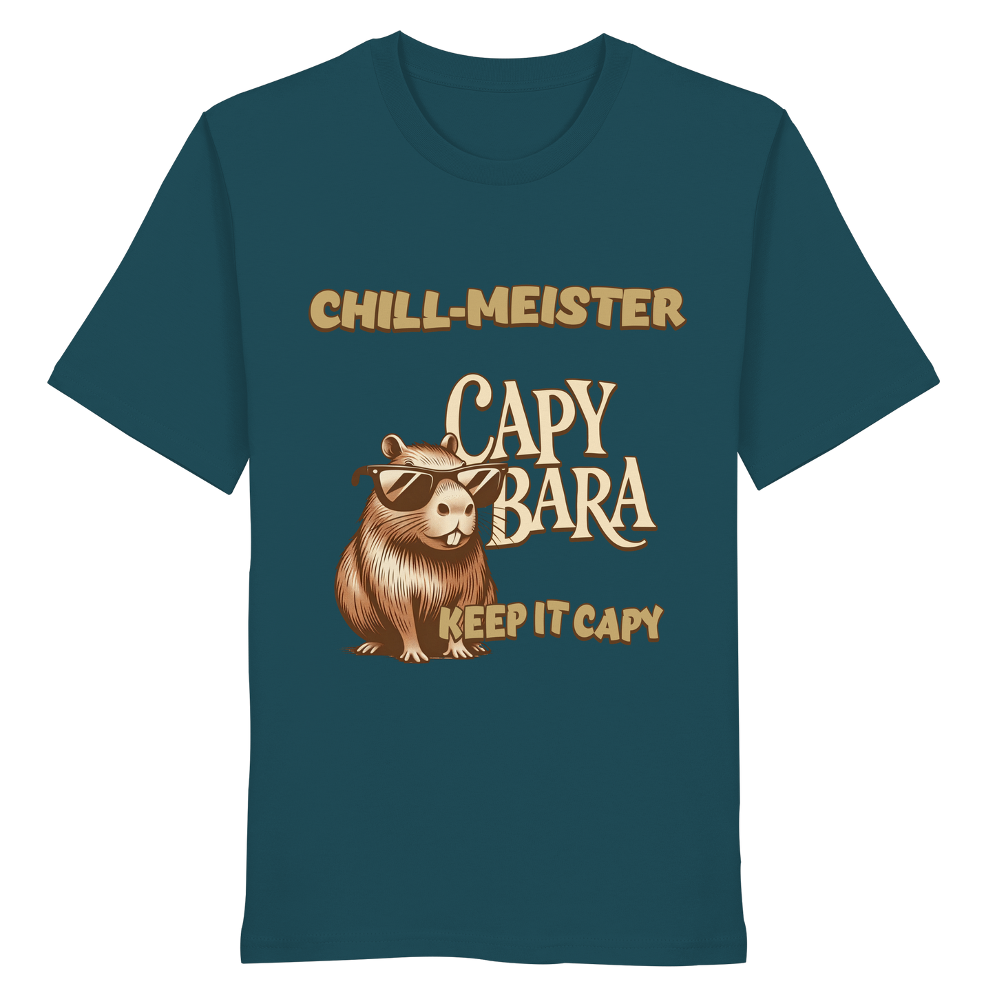 Chill-Meister Capybara – Keep it Capy (Bio & Premium) - Organic Shirt