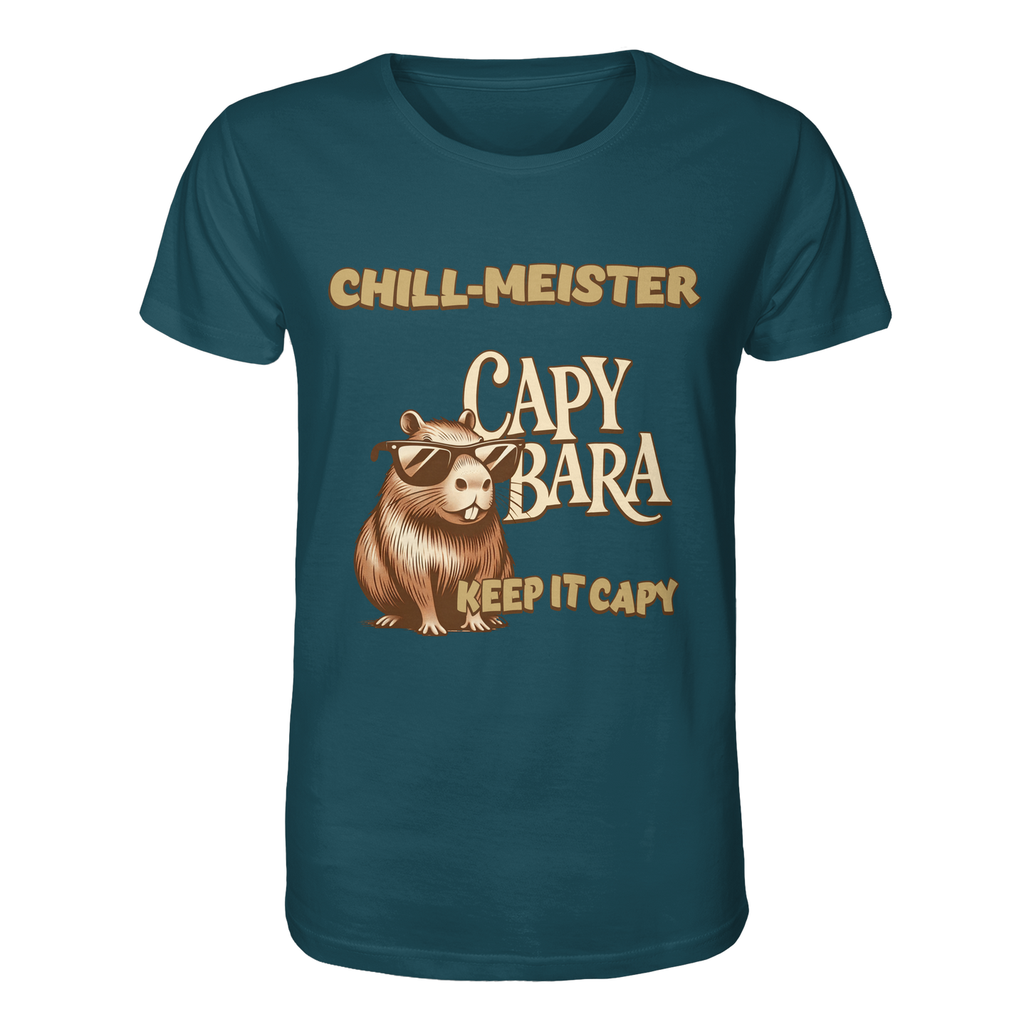 Chill-Meister Capybara – Keep it Capy (Bio & Premium) - Organic Shirt