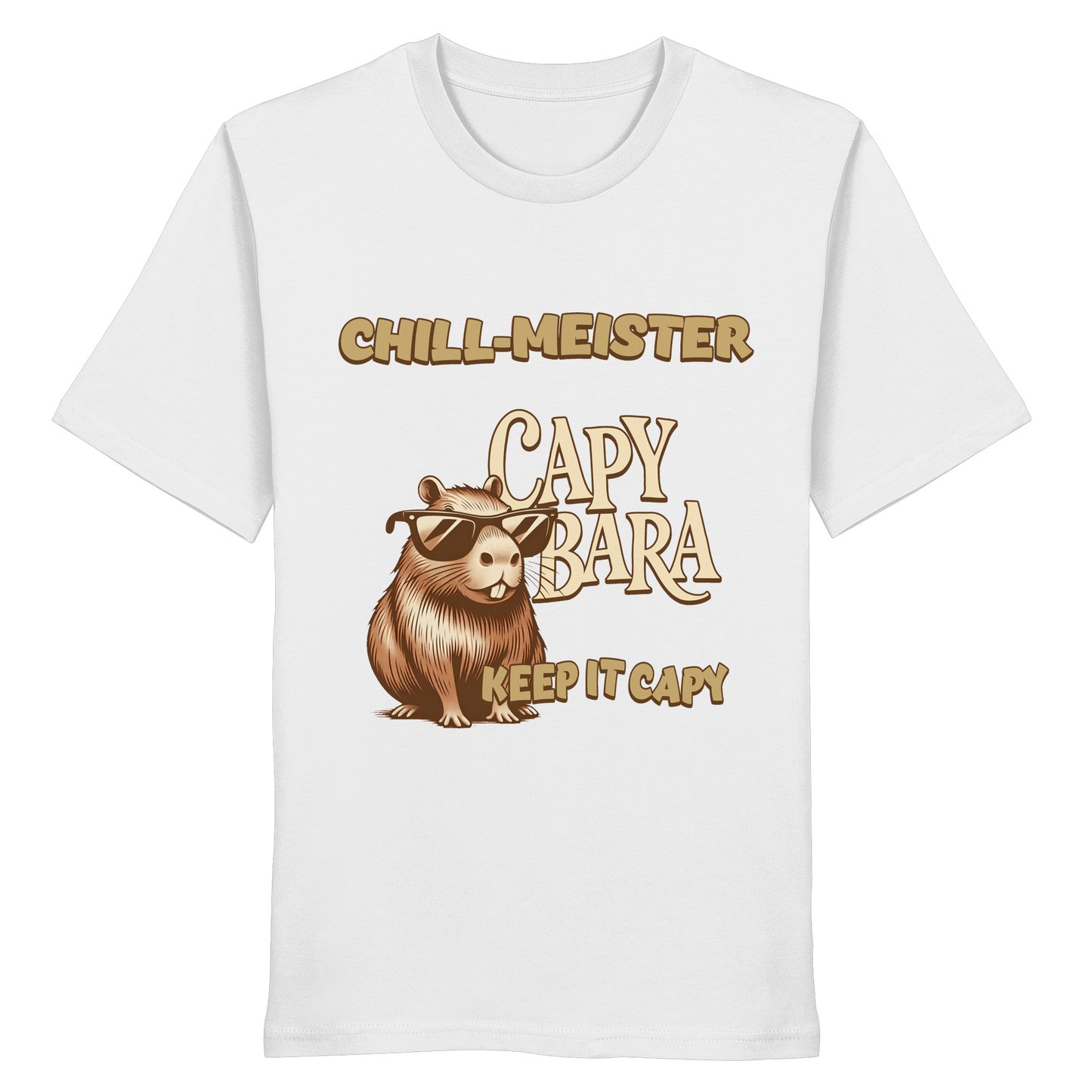 Chill-Meister Capybara – Keep it Capy (Bio & Premium) - Organic Shirt