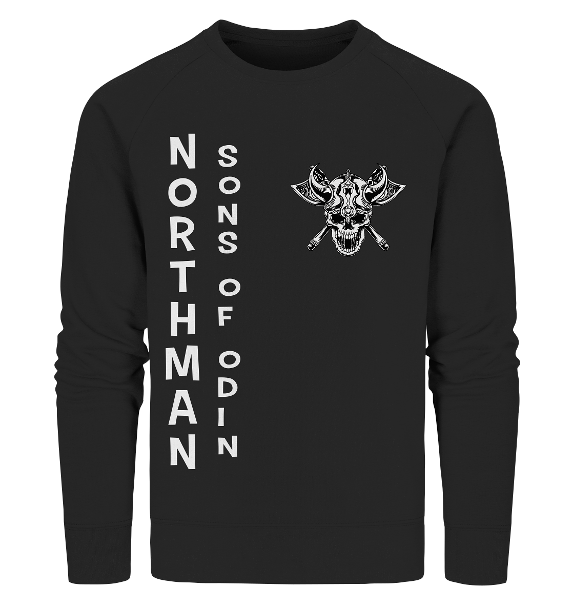 NORTHMAN SONS OF ODIN - NO 1  - STREETWEAR - STATEMENT    - Organic Sweatshirt