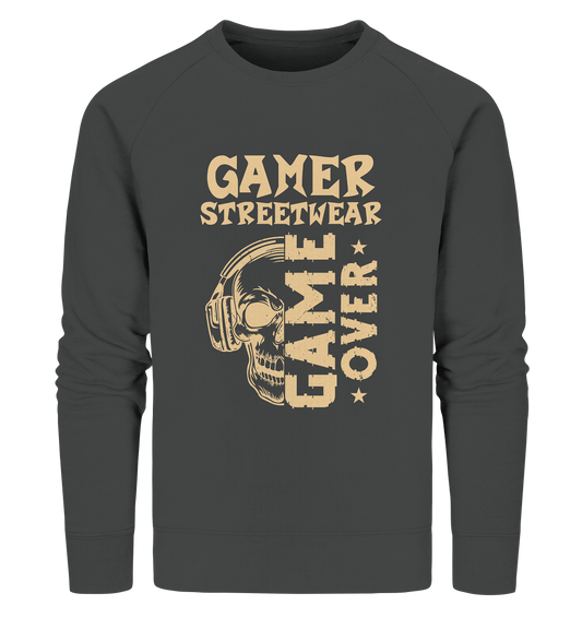 GAME OVER - GAMER STREETWEAR - STATEMENTS - Organic Sweatshirt