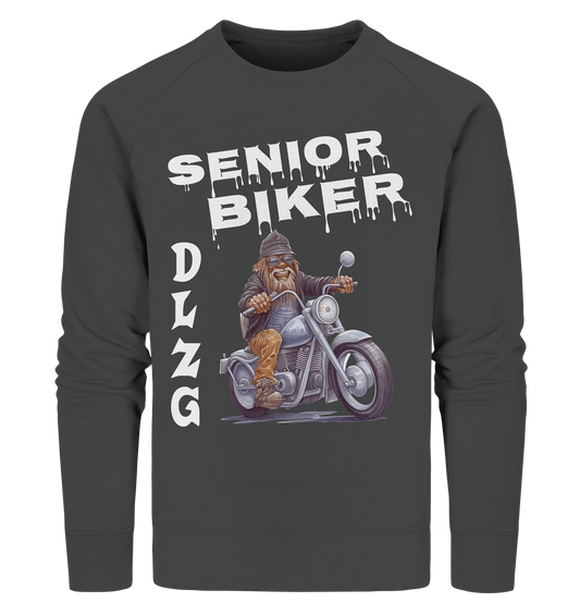 DLzG Opa Biker Fun Motiv 4- Organic Sweatshirt