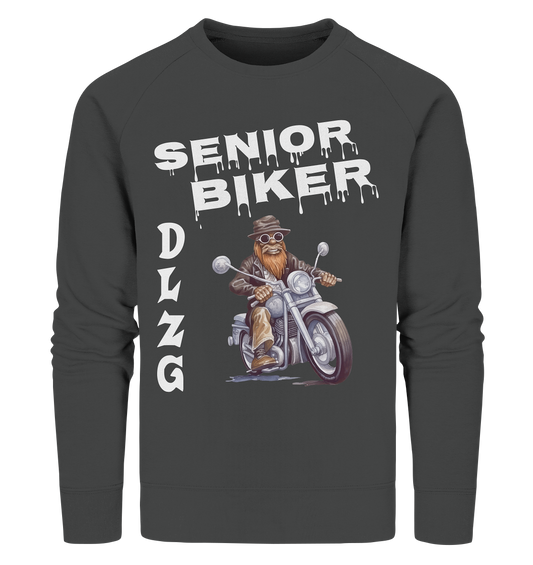 DLzG Opa Biker Fun Motiv 3- Organic Sweatshirt