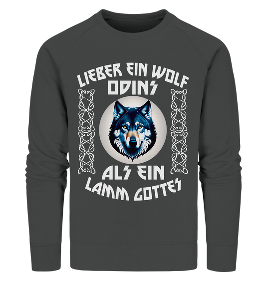 Odins Wolf: Stärke, Stolz und Unabhängigkeit 5- Organic Sweatshirt