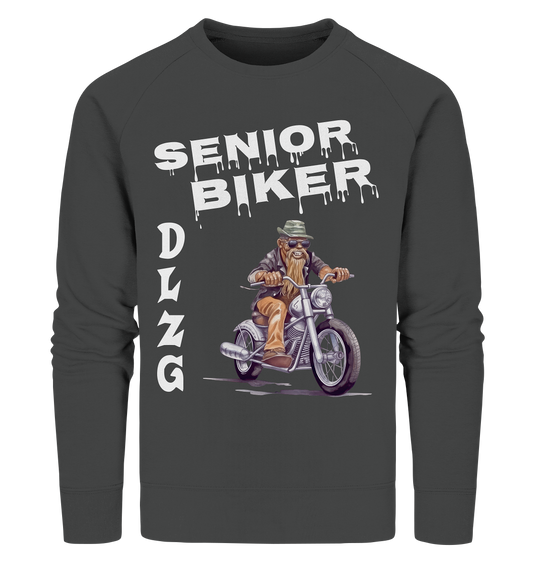 DLzG Opa Biker Fun Motiv 1- Organic Sweatshirt