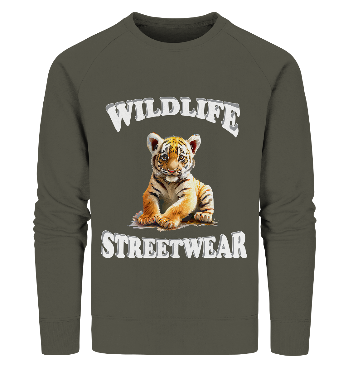 WILDLIFE STREETWEAR 3.0 TIGER BABY  - Organic Sweatshirt