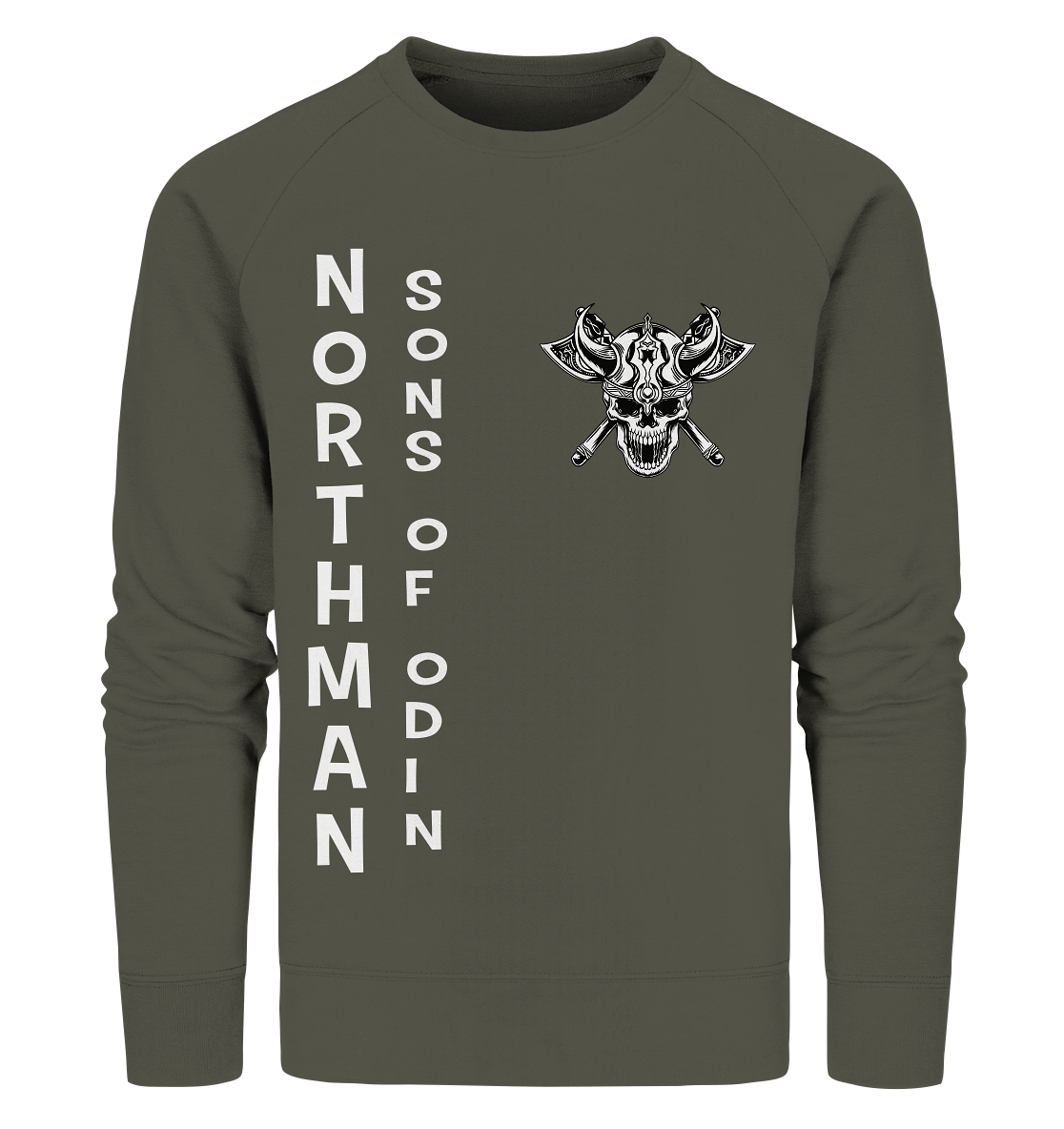 NORTHMAN SONS OF ODIN - NO 1  - STREETWEAR - STATEMENT    - Organic Sweatshirt