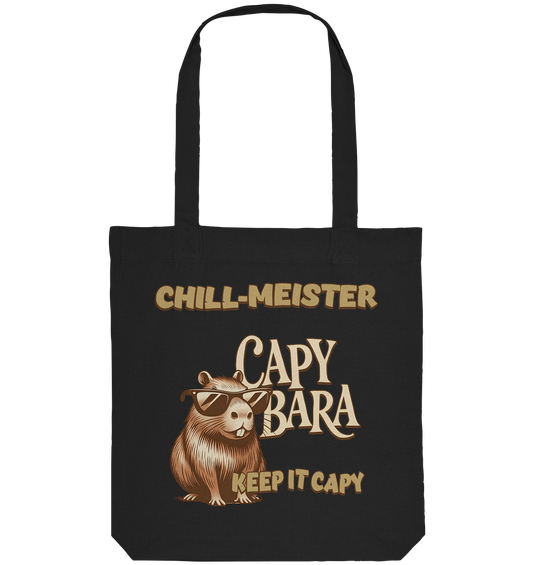Chill-Meister Capybara – Keep it Capy (Bio & Premium) - Organic Tote-Bag
