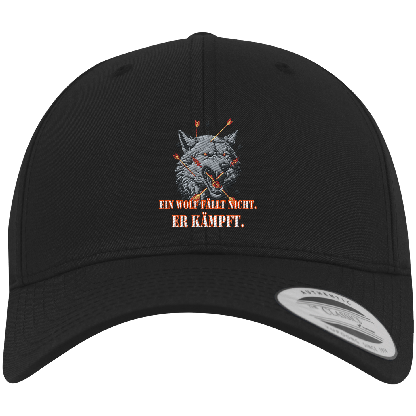 The Unbroken Wolf - Premium Baseball Cap