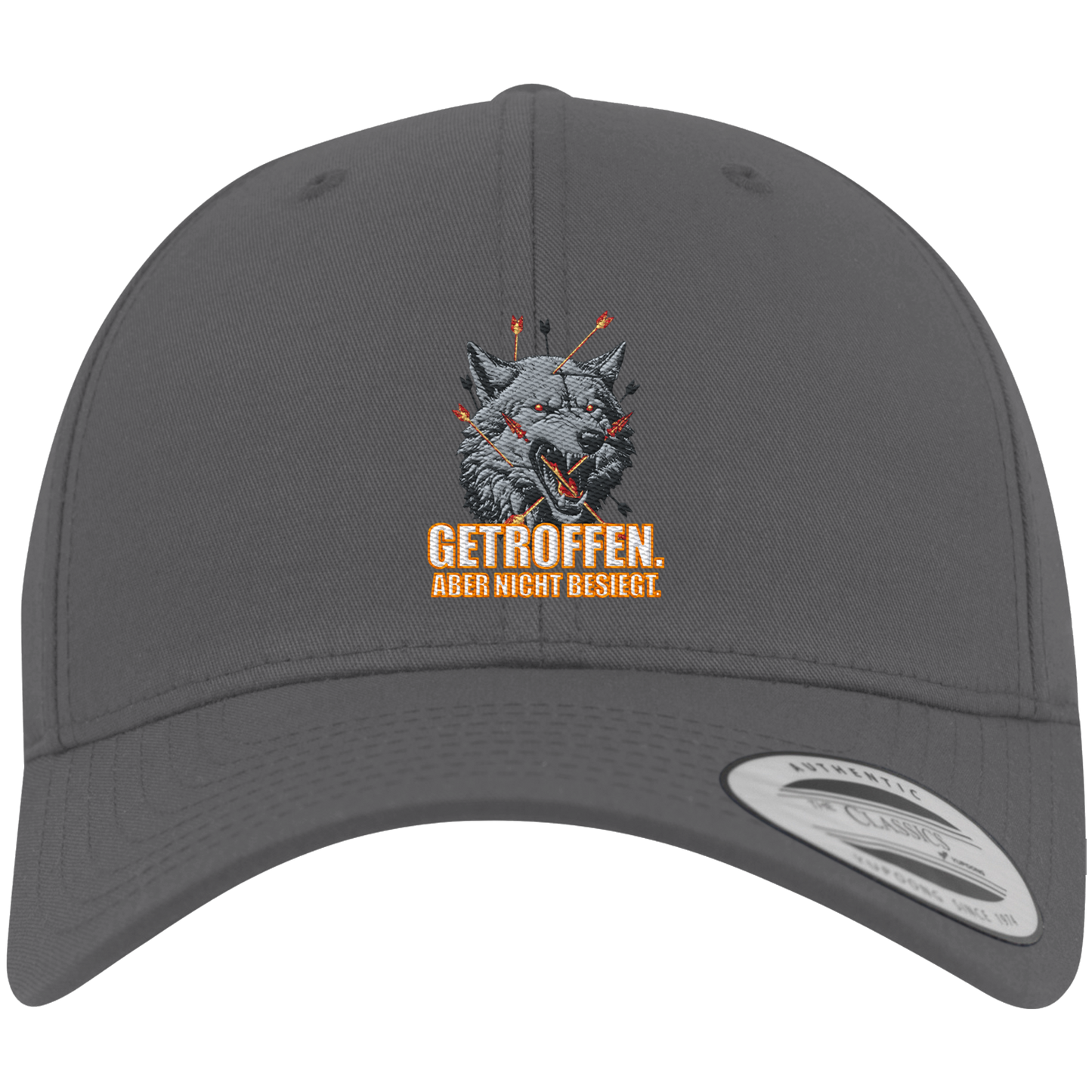 Alpha Wolf – Unbroken - Premium Baseball Cap