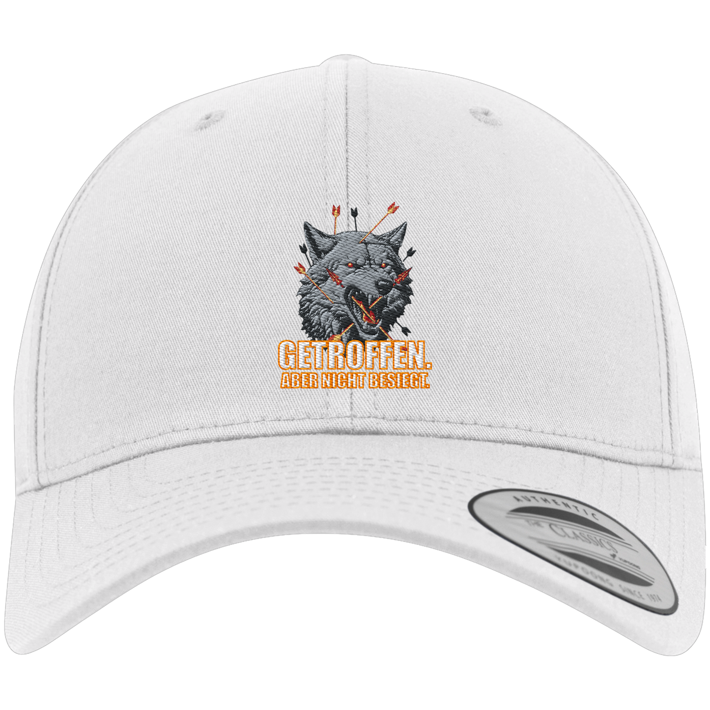 Alpha Wolf – Unbroken - Premium Baseball Cap