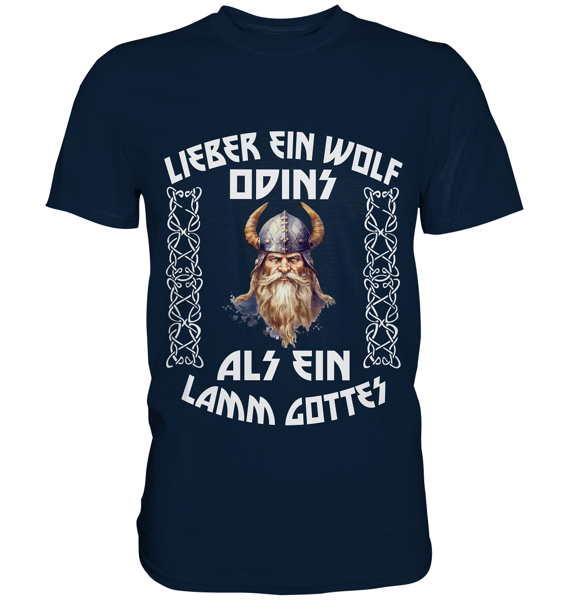 LIEBER EIN WOLF ODINS NO 4  - STREETWEAR - STATEMENT   - Premium Shirt