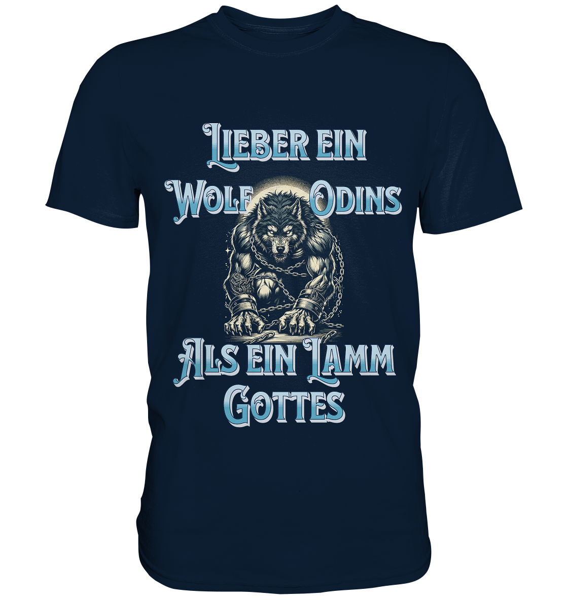 Odins Wolf | Oberteile  - Premium Shirt