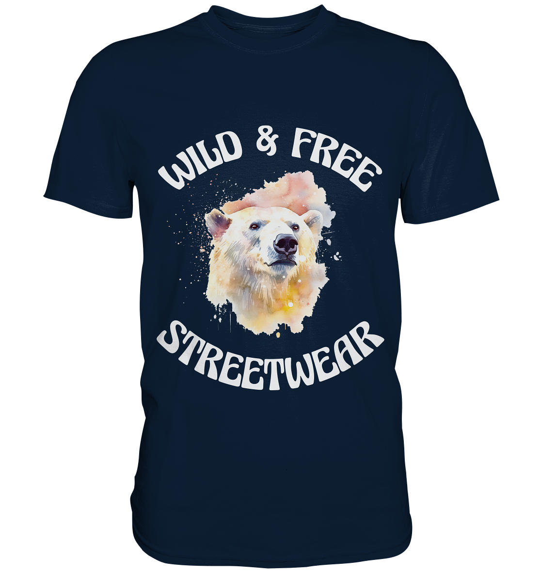 WILD & FREE NO 6 POLAR BEAR - STREETWEAR - STATEMENT - Premium Shirt