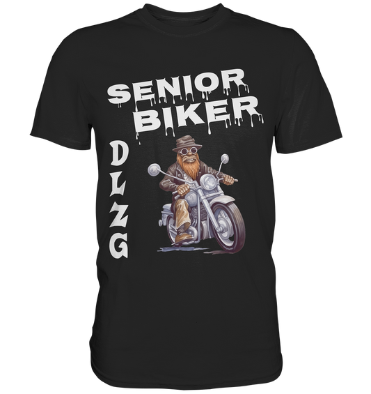 DLzG Opa Biker Fun Motiv 3- Premium Shirt